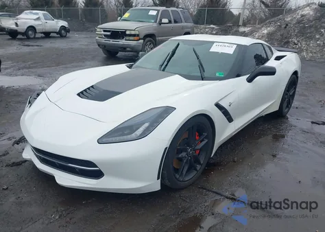 2014 Chevrolet Corvette Stingray Z51 z USA, uszkodzony, nr VIN 1G1YJ2D7XE5102105